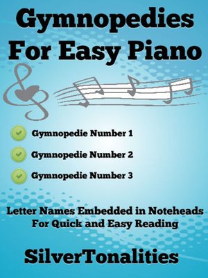 cover image of Gymnopedies for Easy Piano Sheet Music